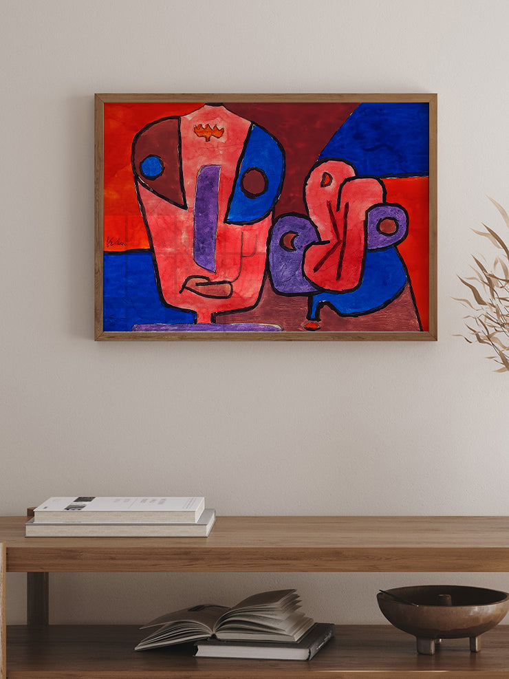 Klee Der Clown und seine Blume - Art Print  Poster
