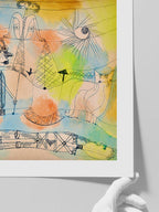 Klee Drama Aktschluss - Art Print