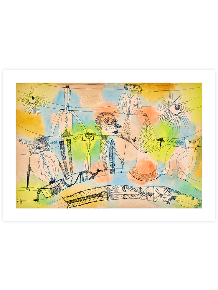 Klee Drama Aktschluss - Art Print Ürün ana görseli