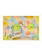 Klee Drama Aktschluss - Art Print