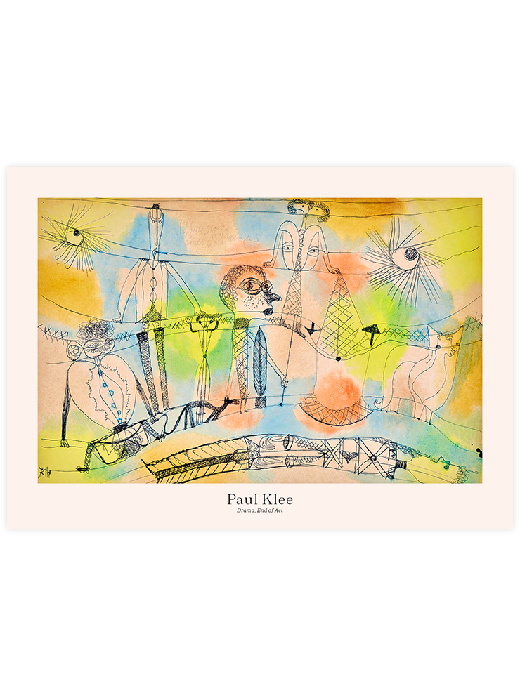 Klee Drama, End of Act - Art Print Ürün ana görseli