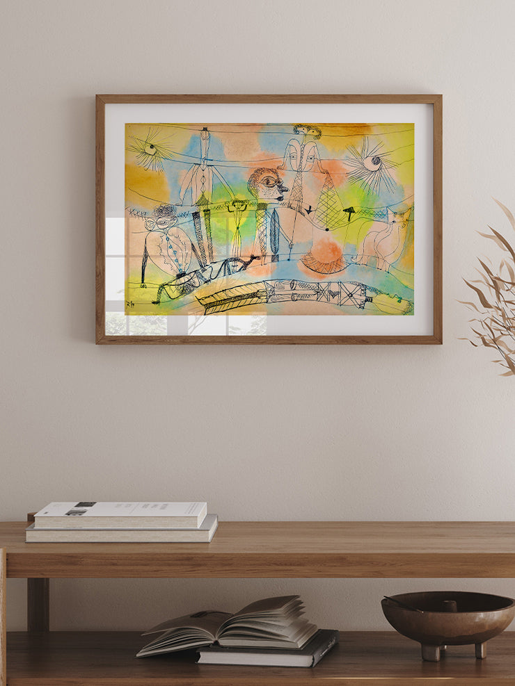 Klee Drama Aktschluss - Art Print