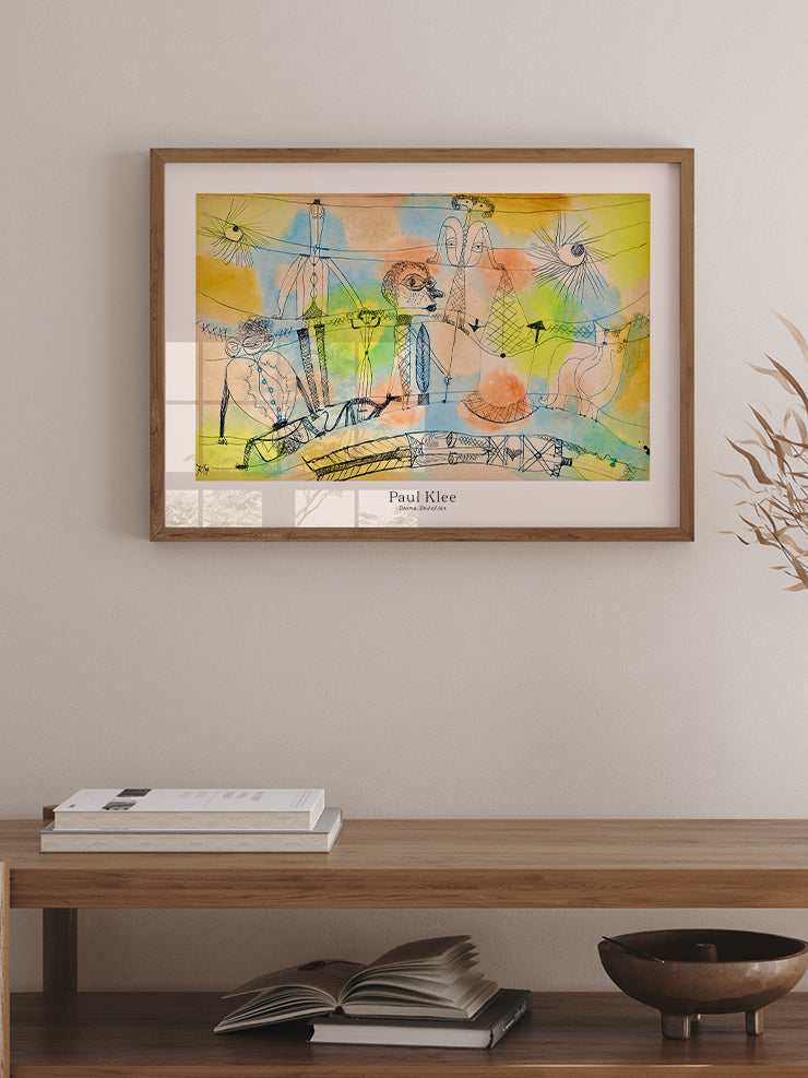 Klee Drama, End of Act - Art Print  Poster