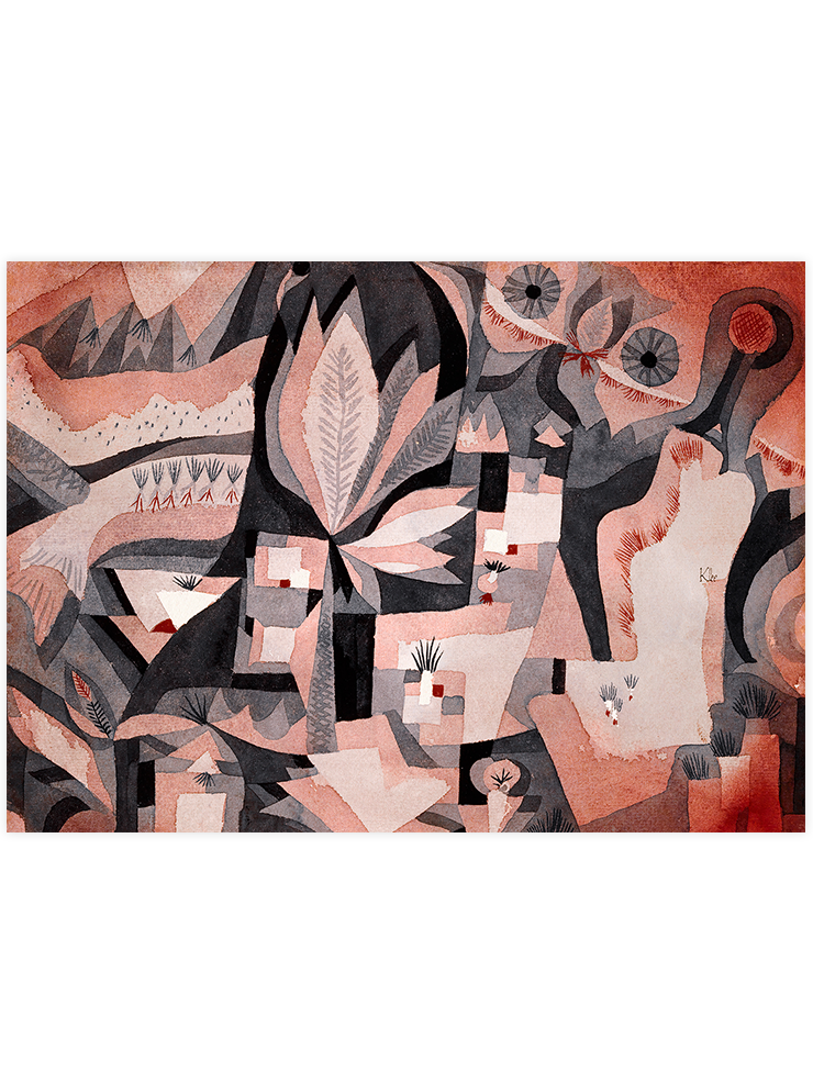 Klee Dry Cool Garden - Art Print