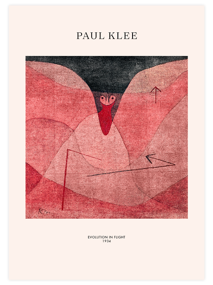 Klee Evolution in Flight - Art Print