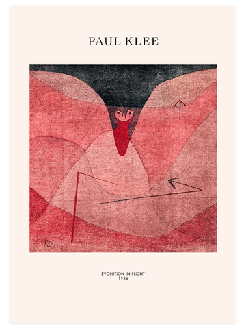Klee Evolution in Flight - Art Print