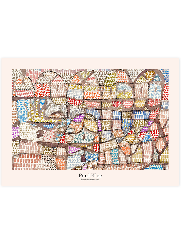 Klee Fruchtbare Geregelt - Art Print Ürün ana görseli