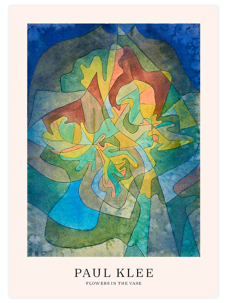 Klee Flowers in the Vase - Art Print Ürün ana görseli