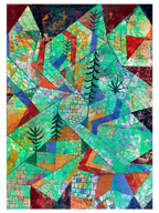 Klee Orman İnşaatı - Art Print