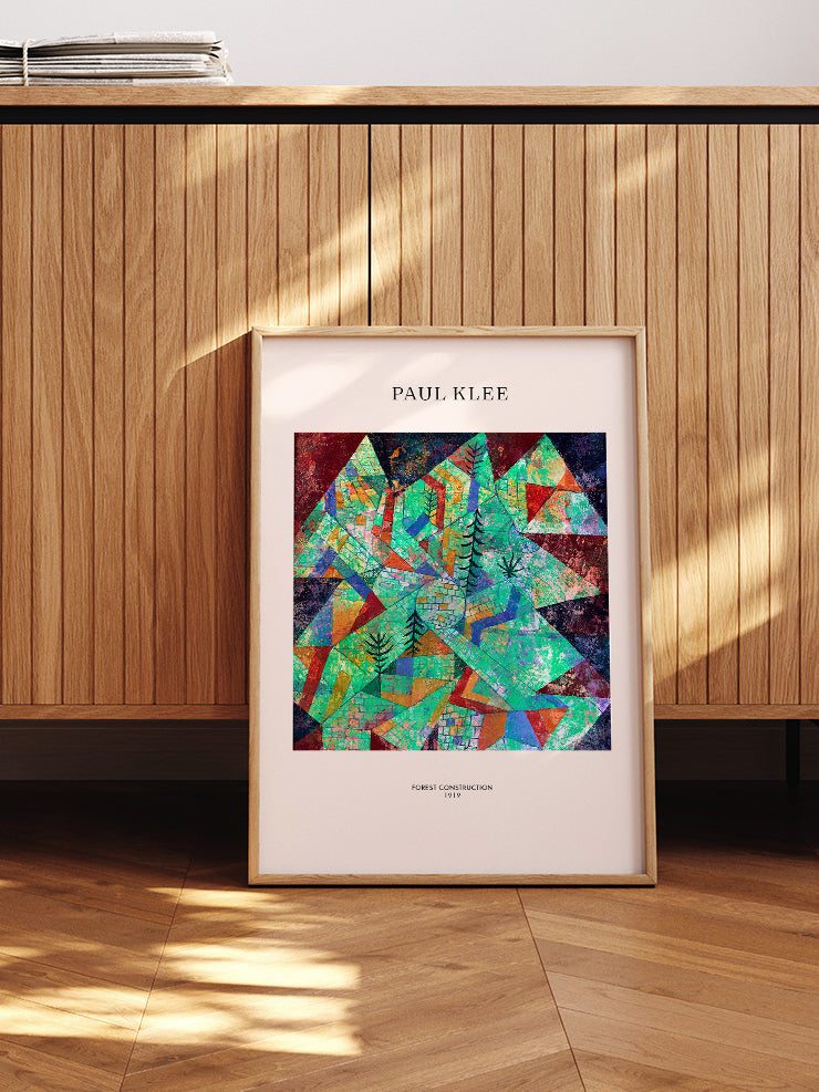 Klee Forest Construction - Art Print Ürün ikincil görseli