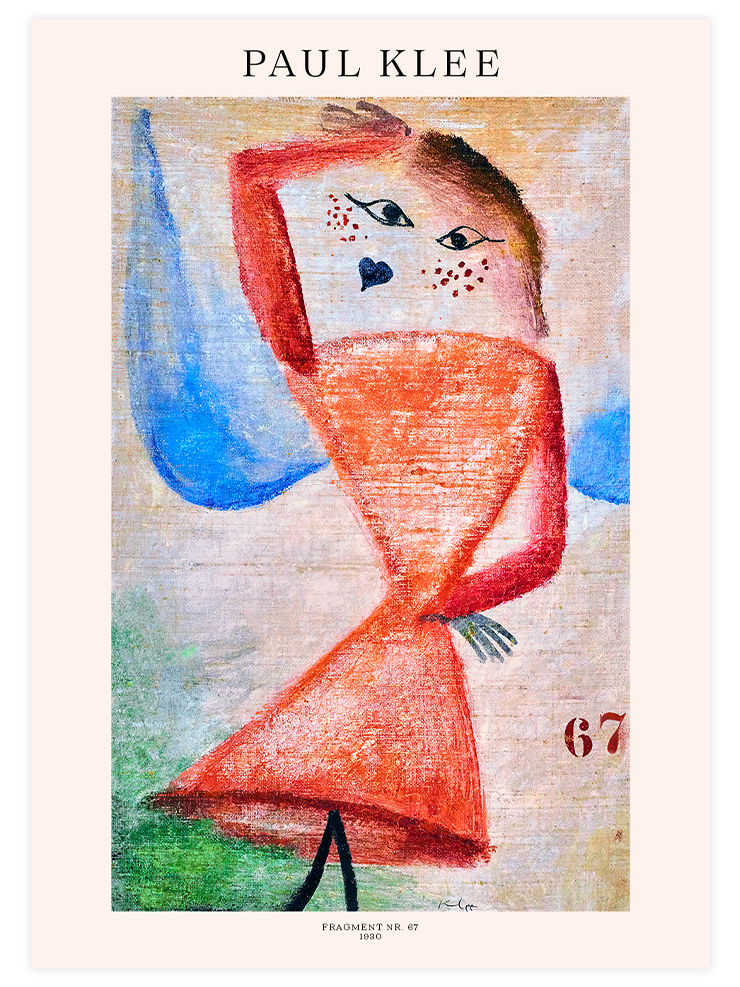 Klee Fragment Nr.67 - Art Print