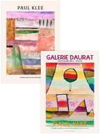 Paul Klee Landscape & Balloon - Poster Seti Duo