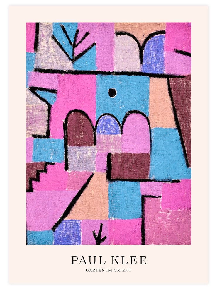 Klee Garten im Orient - Art Print
