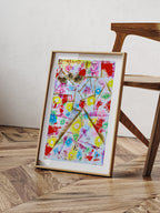 Klee Gedenkblatt E - Art Print