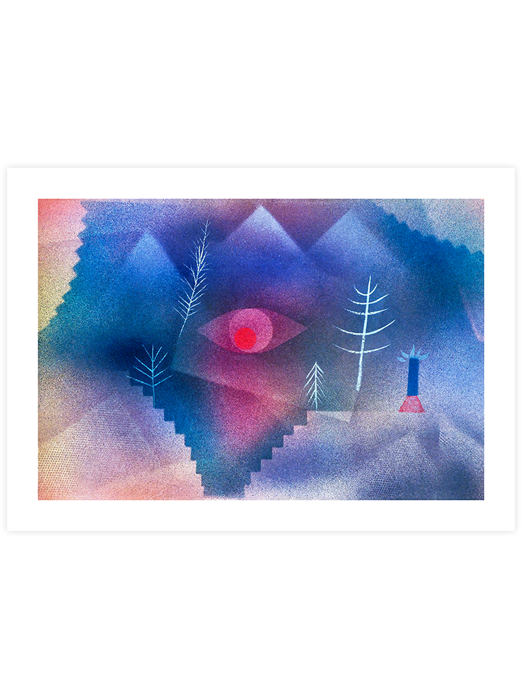 Klee Glance of a Landscape - Art Print Ürün ana görseli