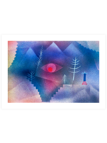 Klee Glance of a Landscape - Art Print