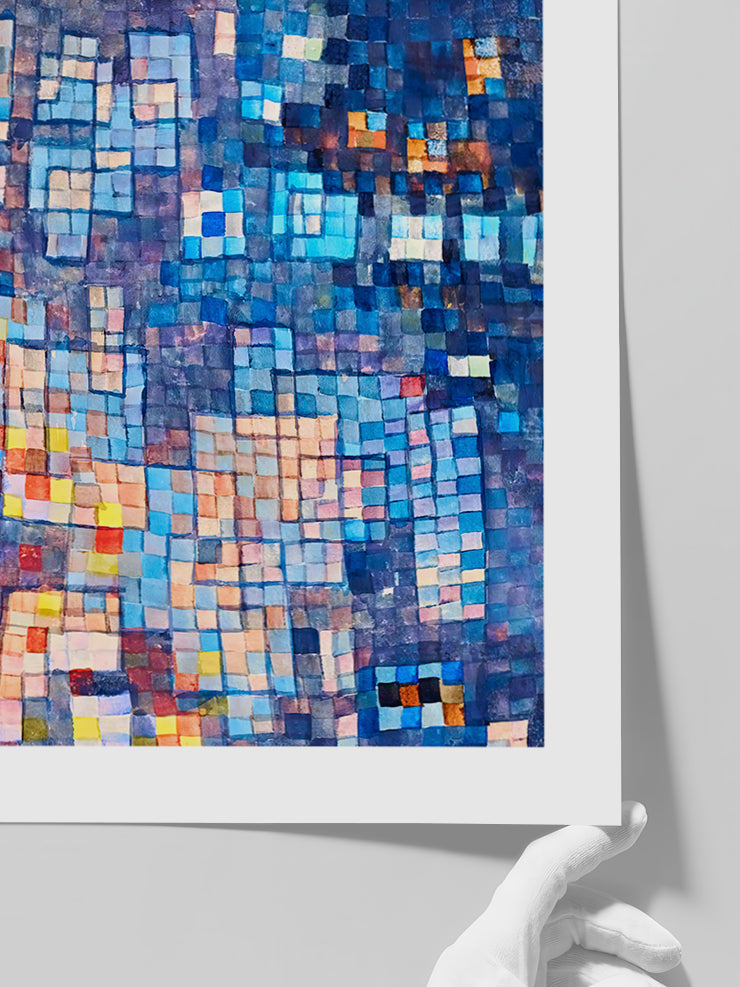 Klee Glashäuser Viertel - Art Print  Poster