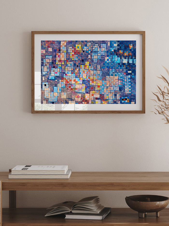 Klee Glashäuser Viertel - Art Print  Poster