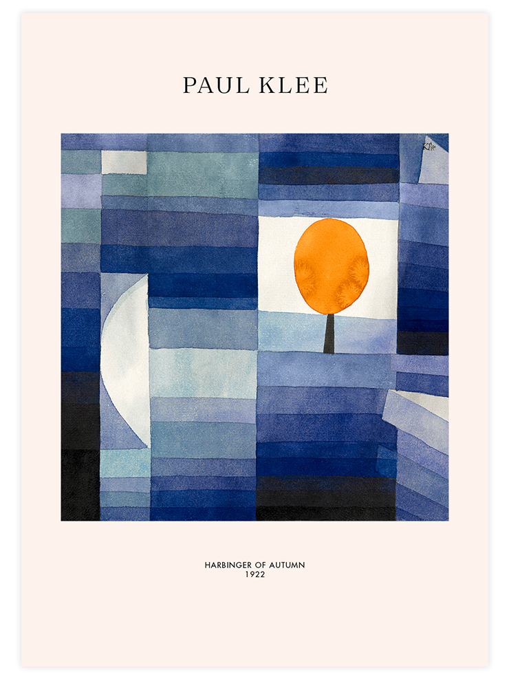 Klee Der Vorbote des Herbstes - Art Print