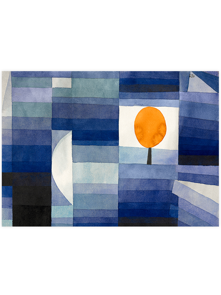 Klee Harbinger of Autumn - Art Print