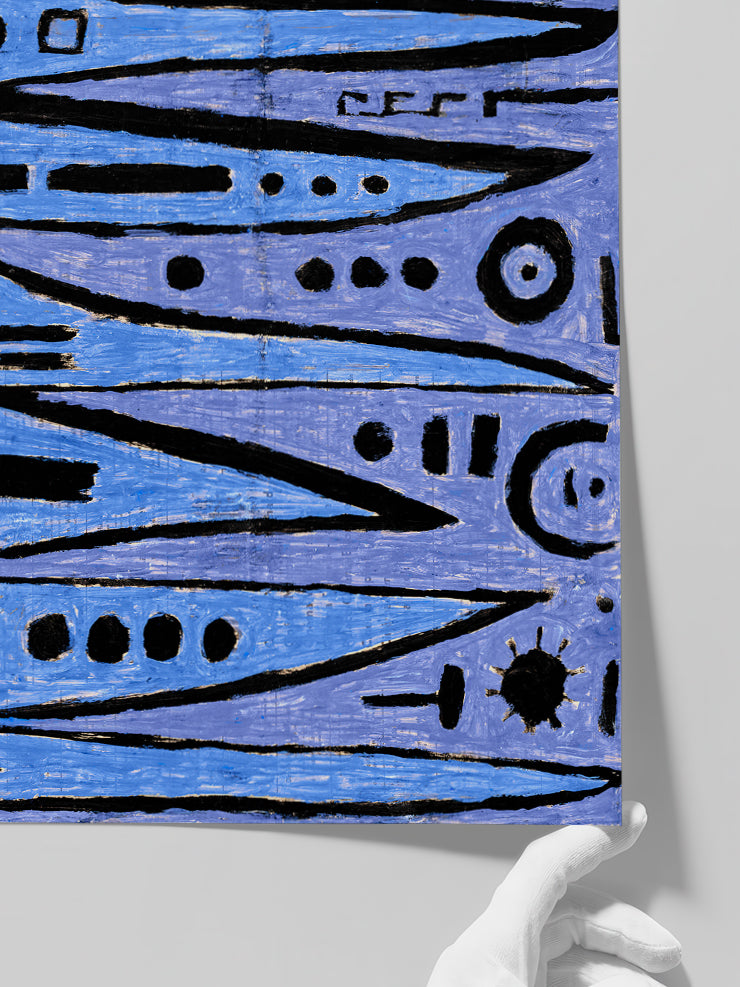 Klee Yayın Kahramanca Atışları - Art Print