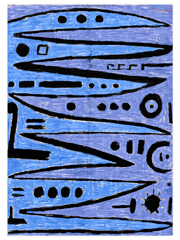 Klee Yayın Kahramanca Atışları - Art Print Ürün ana görseli