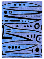 Klee Yayın Kahramanca Atışları - Art Print