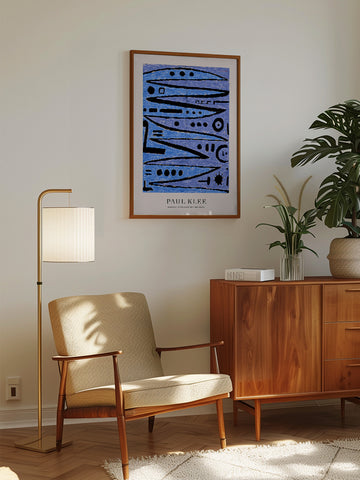 Klee Heroic Strokes of the Bow - Art Print