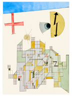 Klee House of the Z Company - Art Print