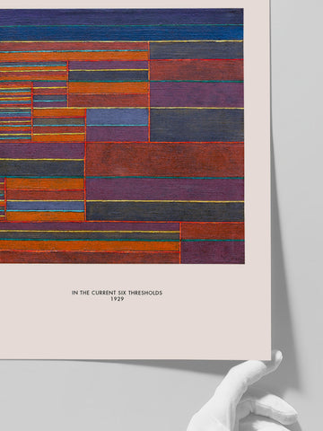 Klee In the Current Six Thresholds - Art Print