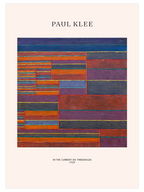 Klee In the Current Six Thresholds - Art Print
