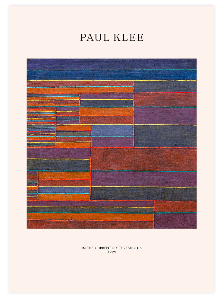 Klee In the Current Six Thresholds - Art Print