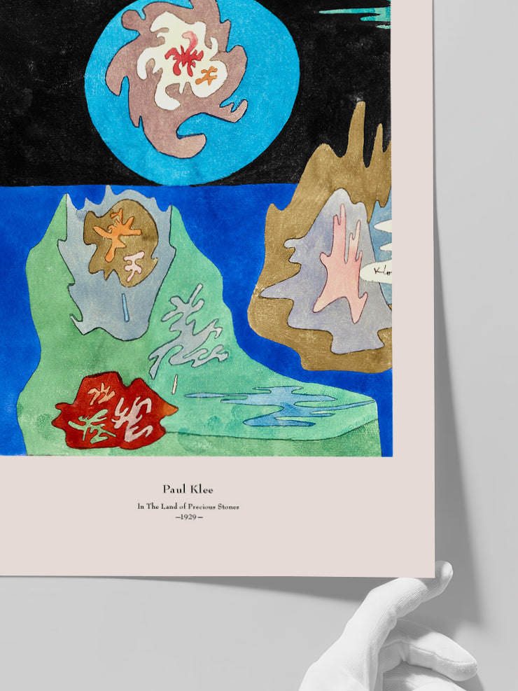 Klee In The Land of Precious Stones - Art Print  Poster