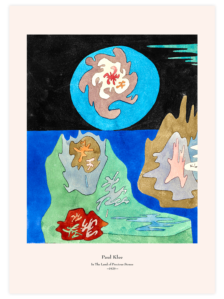 Klee In The Land of Precious Stones - Art Print Ürün ana görseli