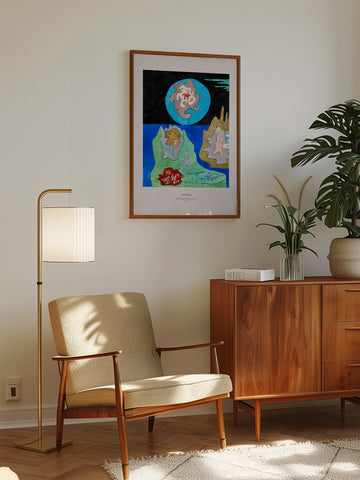 Klee In The Land of Precious Stones - Art Print