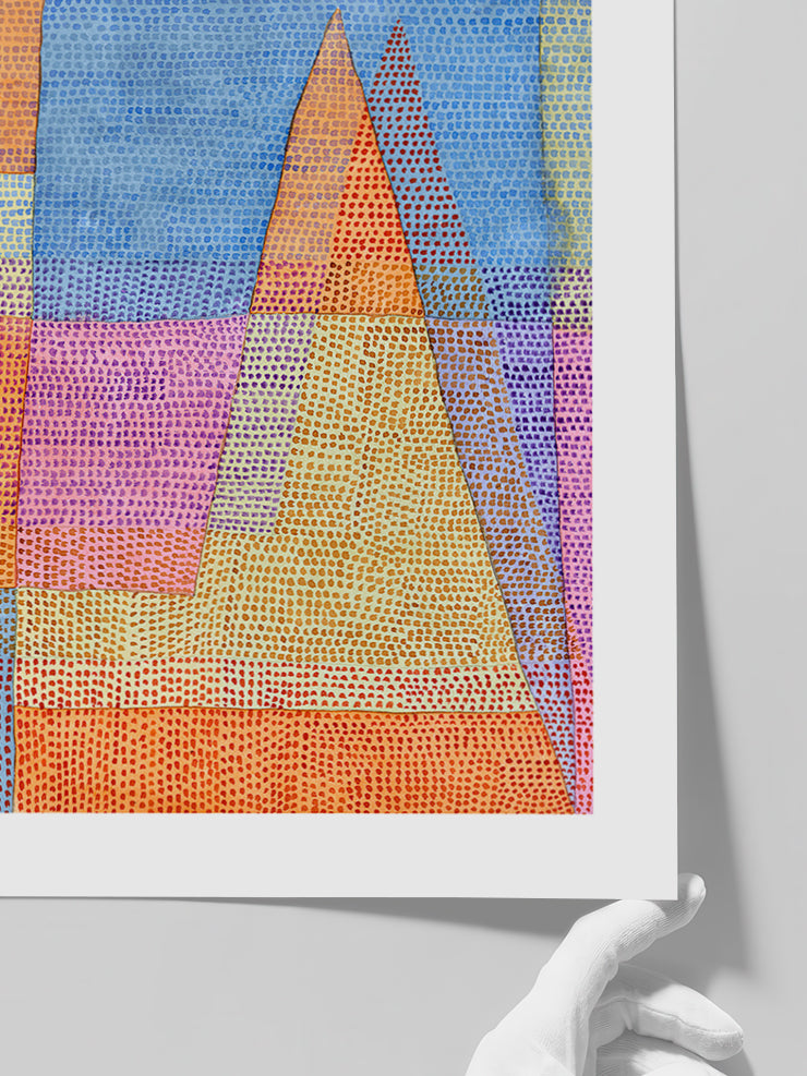 Klee La Lumière et les Arêtes - Art Print  Poster