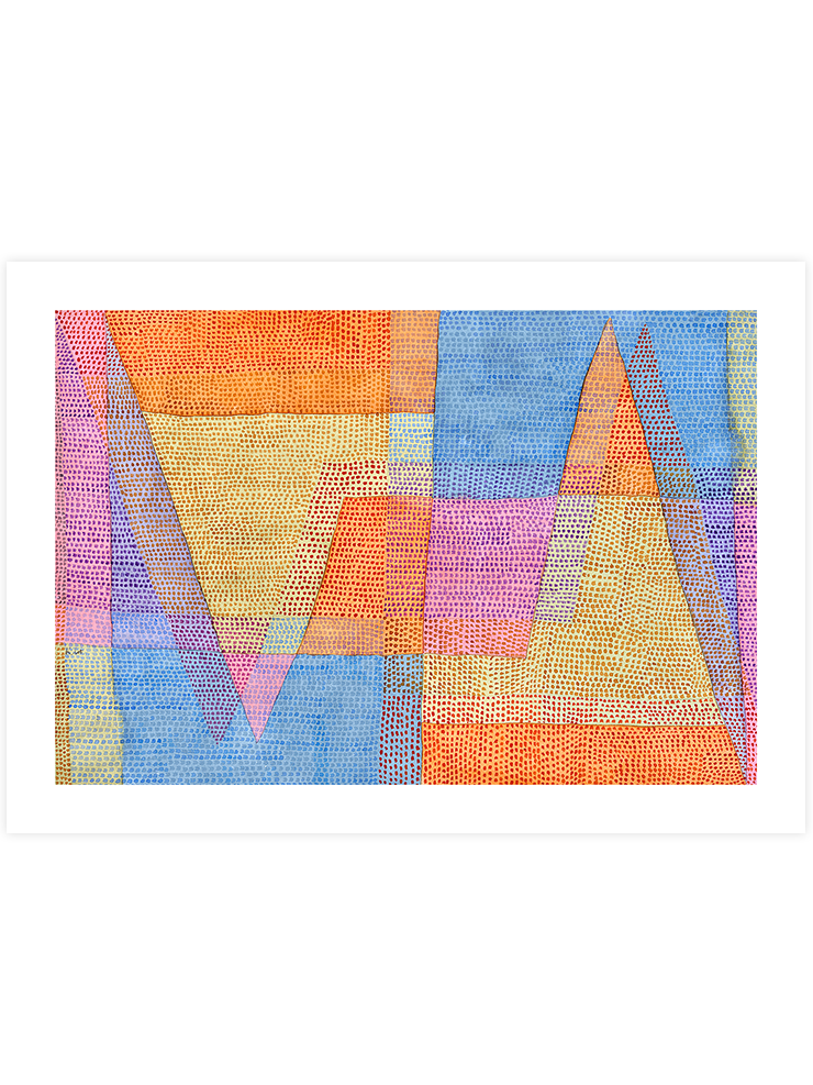 Klee La Lumière et les Arêtes - Art Print
