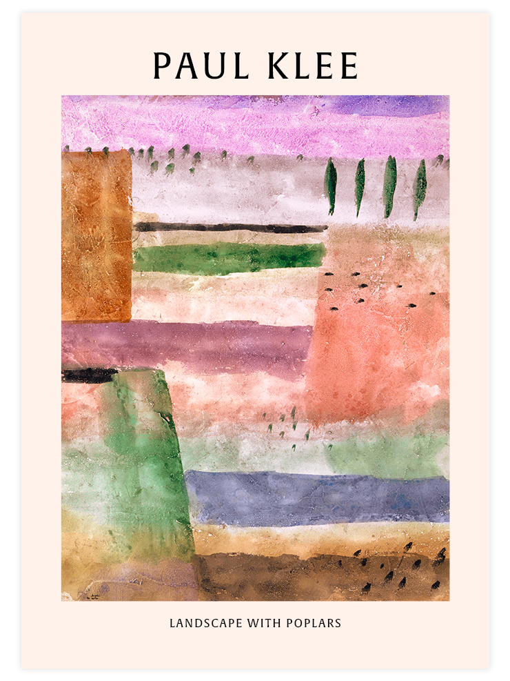 Paul Klee Landscape & Balloon - Poster Seti Duo