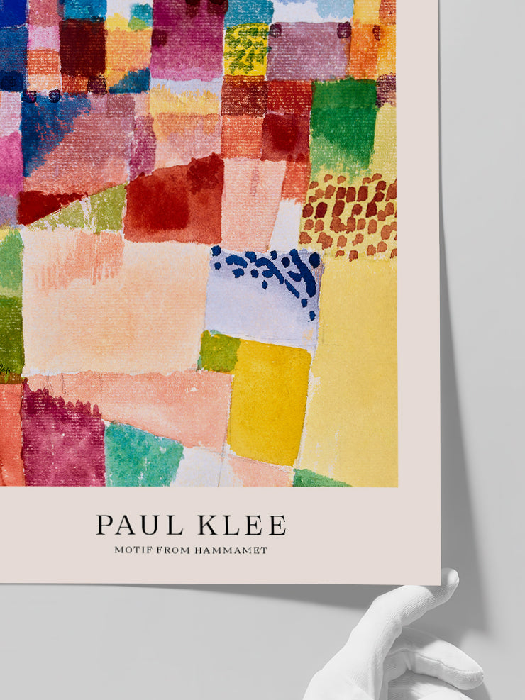 Klee Motif from Hammamet - Art Print  Poster