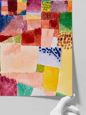 Klee Motiv aus Hammamet - Art Print