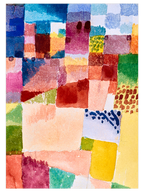 Klee Motiv aus Hammamet - Art Print
