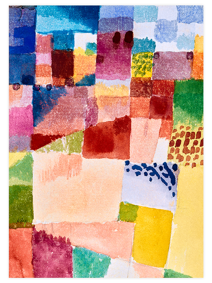 Klee Motiv aus Hammamet - Art Print