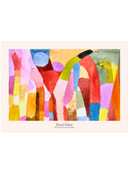 Klee Tonozlu Odaların Hareketi - Art Print
