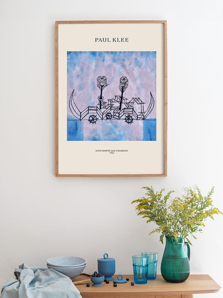 Klee Alter Dampfer - Art Print Ürün ikincil görseli