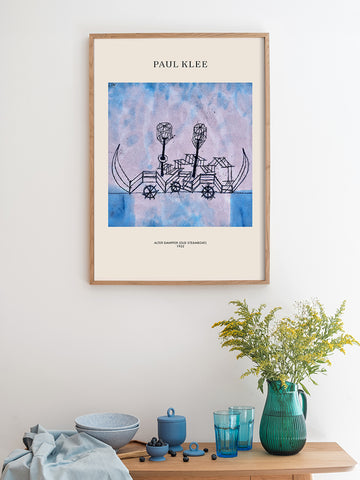 Klee Alter Dampfer - Art Print