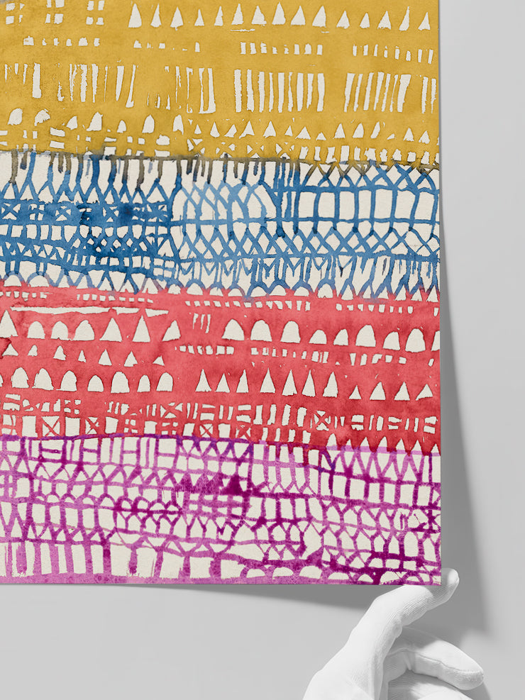 Klee Eski Şehir Genel Bakış - Art Print  Poster