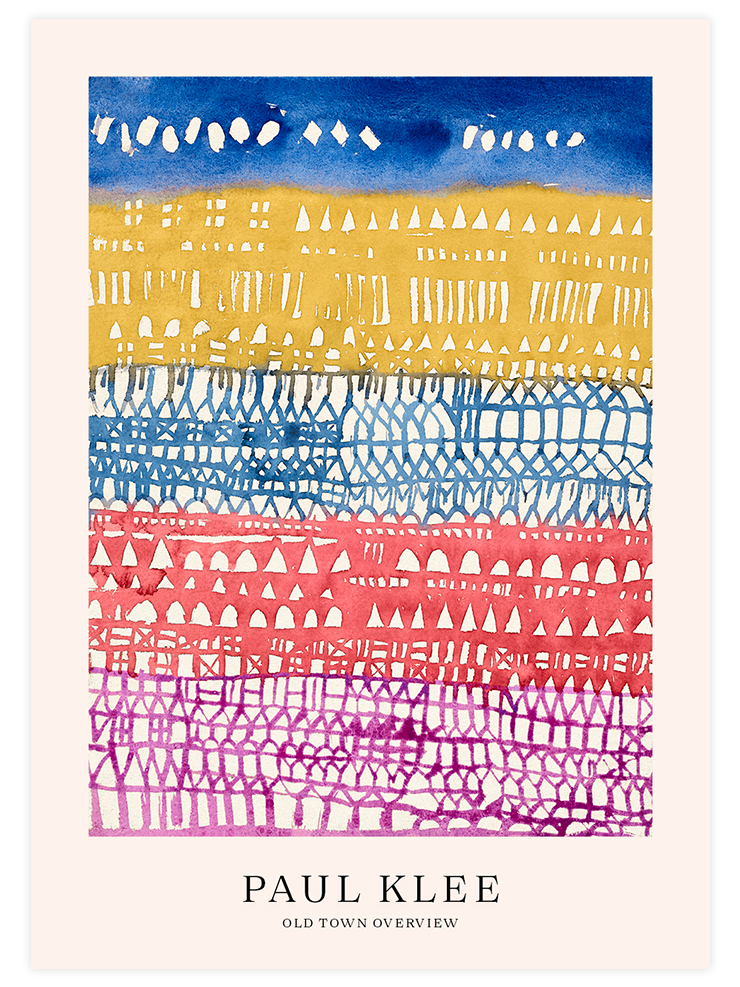 Klee Old Town Overview - Art Print Ürün ana görseli