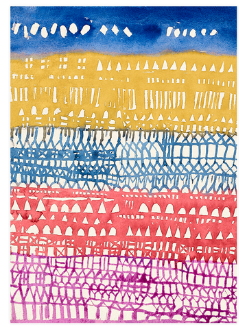 Klee Eski Şehir Genel Bakış - Art Print