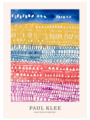 Klee Old Town Overview - Art Print