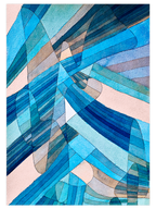 Klee Polyphonic Currents - Art Print